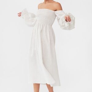 Sleeper Atlanta dress in micro dot - M